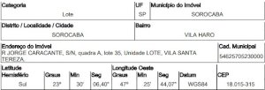 Lote em Sorocaba (SP)