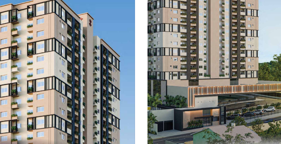 Apartamento Condomínio, Residencial, 2 dormitório(s), 1 vaga(s) de garagem