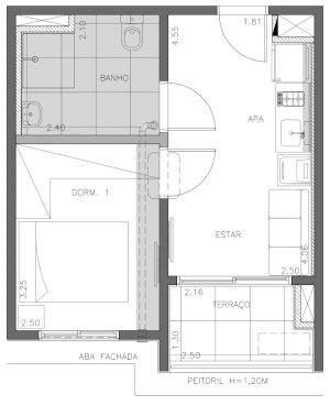 Apartamento_Condominio em São Paulo (SP), 46 m²